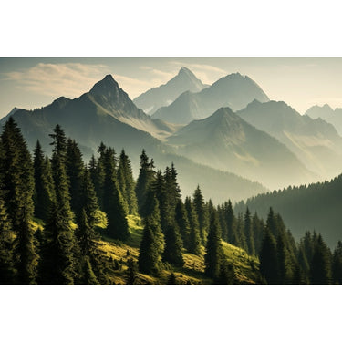 Mountain Tree Canvas